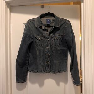 Faconnable Denim Stretch Tailored Jacket  - Size S